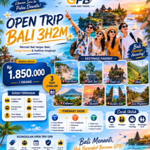 Open Trip Bali Bali 3D 2N