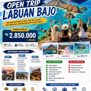 Open Trip Labuan Bajo 3D 2N