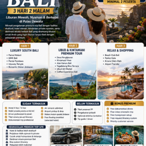 Premium Trip Bali 3D 2N
