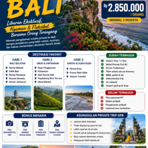 Private Trip Bali 3D 2N